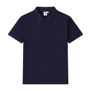 T-shirts de golf personnalisés pour hommes, nouveau design OEM, col brodé avec logo, anti-plis, décontractés, sportifs, respirants, coupe ajustée, couleur unie - Product Image 3