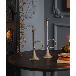 Élégant Porte-Bougie Vintage Créatif en Métal Moderne pour Décoration Romantique de la Maison et Centre de Table de Noël - Product Image 4