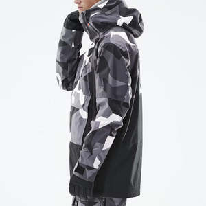 Combinaison de ski pour homme personnalisée camouflage, grande taille, isolée, avec fermeture éclair, imperméable, respirante, pour le snowboard et la course en plein air - Product Image 3