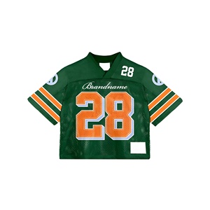 Men's Boxy T-Shirt Customised <b>Athletic</b> Polyester Mesh Fan Jersey With Oversized Cropped Printed Logo Street Wear Jerseys - Product Image 5