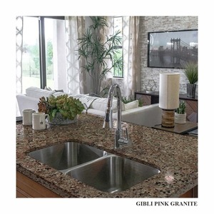 Versatile Gibli Pink Granite Slabs Natural <b>Stone</b> Solution for Residential Commercial and Hospitality Developments - Product Image 4