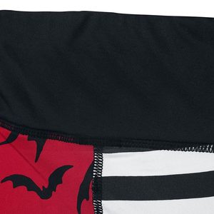 Quick Dry Maroon Seamed Yoga <b>Leggings</b> for Women 100% Polyester High Waist Custom Logo Anti-Bacterial Breathable <b>Pockets</b> <b>Legging</b> - Product Image 5