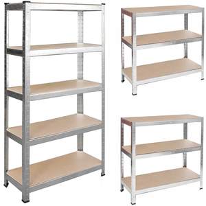 ריהוט משרדי נירוסטה 5 שכבות מחסן מתאבן ללא רבב הגנה אחסון קורוזיה מדפים יחידה - Product Image 3