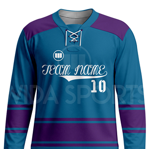 Uniforme de Hockey Personalizado, Conjunto de Jersey de Hockey sobre Hielo, 100% Poliéster, Ligero, Duradero, Sublimado, de Secado Rápido y Transpirable - Product Image 4