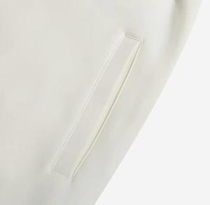 Chaqueta Crema para Hombre con Bolsillos, Corte Regular, Color Sólido, Ropa Casual - Product Image 4