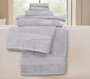 Serviettes de bain en coton turc de qualité supérieure 600 GSM Vente en gros en vrac Marque privée Hôtel de luxe - Product Image 2