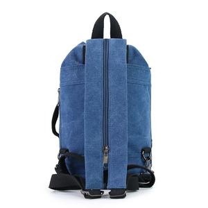 Custom Canvas <b>Drawstring</b> <b>Backpack</b> Cotton Duffle Gym Bag Travel Storage Sack Reusable Rope <b>Backpack</b> Wholesale OEM Bag - Product Image 6