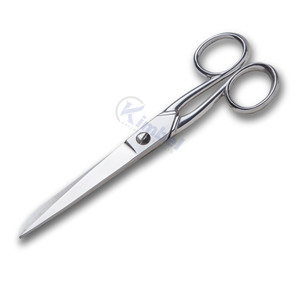 กรรไกรตัดผ้าสแตนเลสแบบมีด้ามจับสีตามสั่ง สำหรับใช้ในครัวเรือน ขายดีที่สุด - Product Image 6