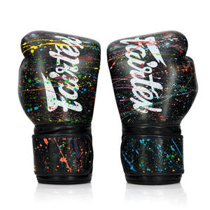 Gants de boxe Fairtex les plus vendus, personnalisés, 100 % cuir véritable, fermeture auto-agrippante, pour Muay Thai, sparring adulte et arts martiaux - Product Image 2