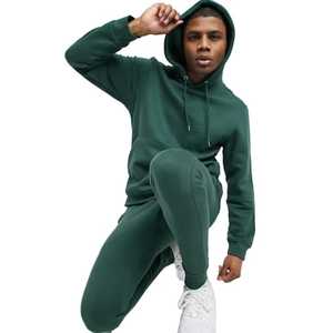 Sudadera con capucha 100% algodón y pantalón con 2 bolsillos laterales, conjunto deportivo para hombre, cortavientos, tela suave y cálida, precio económico. - Product Image 6