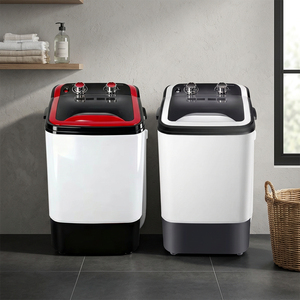 Lavadora Eléctrica Semiautomática de Una Sola Tina, Capacidad de 8 kg, Control Mecánico, Carcasa de Plástico, Uso Doméstico - Product Image 2