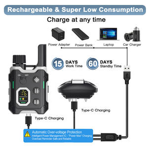 Collar de Adiestramiento para Perros con Control Remoto, Dispositivo Antiladridos de Larga Distancia, Pantalla Digital Inteligente, Modo de Vibración - Product Image 1