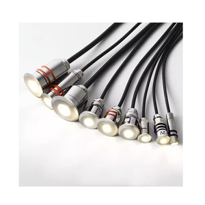 <span class=keywords><strong>Projecteur</strong></span> paysager extérieur IP65 24V en acier inoxydable 1W 3W Mini <span class=keywords><strong>LED</strong></span> Encastrable Étanche pour marches et piscines - Product Image 2