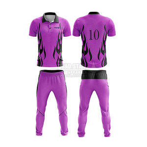 ชุดคริกเก็ตผู้ชายขายดี น้ำหนักเบา โลโก้สั่งทำได้ ผ้าโพลีเอสเตอร์ 100% ชุดทีมคริกเก็ต - Product Image 3