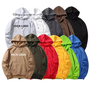 Sudaderas con Capucha Personalizadas para Hombre, de Poliéster/Algodón Grueso, con Logotipo Bordado, Estilo Pullover, para Primavera, Diseño Digital de Alta Calidad - Product Image 1