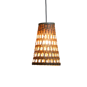 Natural Bamboo <b>Bedroom</b> Star Pendant Lamp Modern Japandi Open Weave Bell <b>Light</b> <b>Shade</b> <b>for</b> Resort Hotel <b>Bedroom</b> Decor - Product Image 1