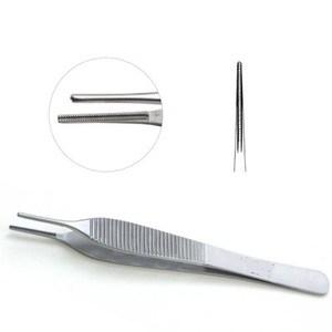 Pinzas Atraumáticas Adson DeBakey Premium de 12 cm – Pinzas de Acero Inoxidable para Tejido Vascular para Cirugía Delicada - Product Image 1