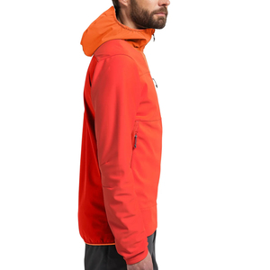Custom <b>Men's</b> Lightweight Varsity Style Outdoor Hooded Softshell <b>Jacket</b> Windproof Waterproof Technical for Hiking Custom Team - Product Image 2
