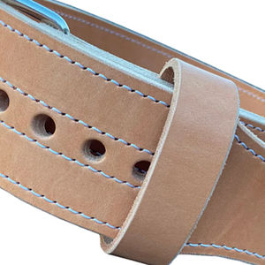 <b>Wrist</b> Support Gym Fitness Power Workout <b>Weight</b> Lifting Belt Factory Customized Cow Leather Powerlifting Belts OEM Service - Product Image 6