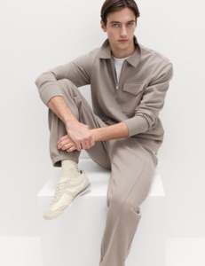 Custom Mens Comfort Fit Fleece Jogger <b>Pants</b> Breathable Elastic Drawstring Waist Casual Lounge <b>Trainers</b> Fitness - Product Image 3