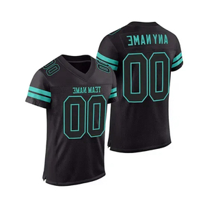 เสื้อฟุตบอลอเมริกันชายไซส์ใหญ่ รุ่นปี 2026 ระบายอากาศได้ดี แห้งเร็ว คุณภาพสูง คอวี แขนสั้น ความยาวสั้น แบบใหม่ พร้อมปักชื่อได้ - Product Image 4