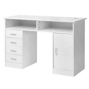 Modern P2 15MM Chipboard Computer Desk General Style in White - Product Image 6
