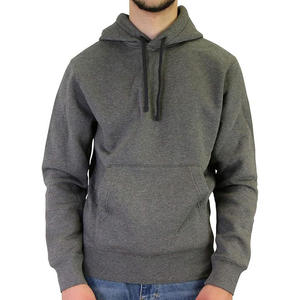 Sudadera con Capucha para Hombre, Color Gris y Negro, Estilo Casual, Manga Larga, Bolsillo Canguro, Ropa Urbana - Product Image 6