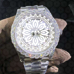 Charm Jewells Luxury Stainless Steel Round <b>Watch</b> 38mm Analog Sapphire Crystal Luminous Quartz Movement Women Fashion - Product Image 4