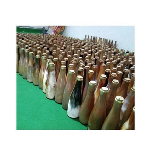 Bouteille en corne de Viking écologique avec couvercle, durable, résistante à l'eau bouillante, idéale pour les activités de plein air, vaisselle de boisson - Product Image 1