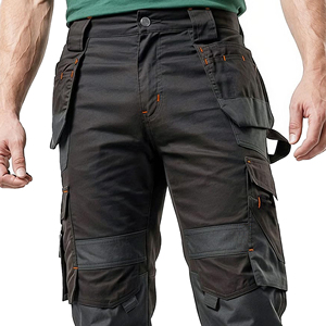 Mens <b>Working</b> <b>Pants</b> Heavy Duty <b>Cargo</b> Breathable CE Certified Polycotton Durable Industrial Uniform Safety Wear OEM ODM - Product Image 4