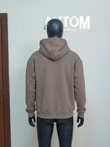 Sudadera con Capucha Extra Grande Unisex en Negro Liso - Sudadera Informal de Estilo Urbano, Sudaderas con Capucha y Sudaderas para Hombre de Talla Grande - Product Image 2