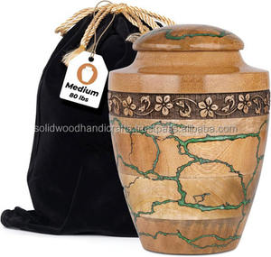 Wooden Urn <b>Box</b> <b>For</b> Human <b>Ashes</b> Funeral Cremation Urns <b>For</b> Male and Female High Quality Urns - Product Image 1