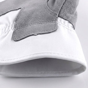 ถุงมือทำงานนิรภัยหนังวัวแท้แบบแยกนิ้ว สำหรับงานหนัก มาตรฐาน CE ป้องกันไฟฟ้าสถิตย์ กันลื่น หนัก 11 ออนซ์ สำหรับงานก่อสร้าง - Product Image 6
