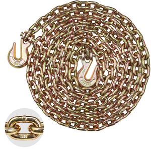 Catena di Trasporto G80 per Carichi Pesanti 5/16'' X 14.2FT con Ganci a Clevis, Capacità 4900 Libbre, Accessori per Controllo Sicuro del Carico - Product Image 5
