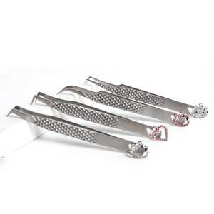 Pinzas de Precisión para Extensión de Pestañas, Hechas a Mano, de Acero Inoxidable, para Volumen, Personalizables - Product Image 5
