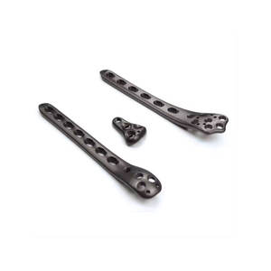 Plaque de fixation distale fémorale latérale professionnelle, ensemble de 3 pièces, implants en titane, plaques osseuses orthopédiques, outils chirurgicaux vétérinaires - Product Image 1