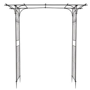 Archi in ferro battuto anti-roditori per tetto piano, cancello da giardino 3-6 piedi, traliccio, recinzione in PVC e legno per esterni - Product Image 5