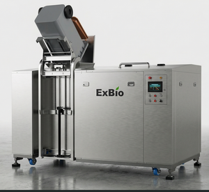 Appareil électrique de qualité standard Exbio 1000kg/jour capacité haute technologie digesteur de déchets alimentaires élimination Machine de compostage - Product Image 2