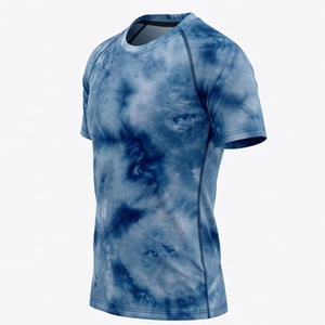 Camiseta Deportiva de Compresión Personalizada para Hombre, Ecológica, de Spandex/Poliéster, Corte Regular, Secado Rápido, para Gimnasio y Fitness, Manga Corta - Product Image 4