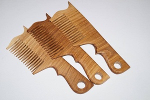 Handmade Wooden Comb Wide Tooth With Aerodynamic handling Hair Detangler Anti Static <b>Beard</b> Comb Salon Beauty <b>Care</b> Accessory - Product Image 4