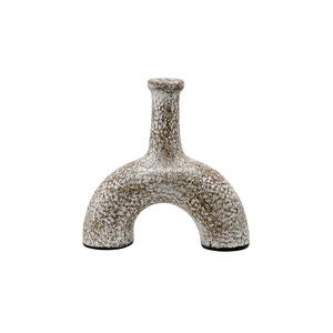 Vase en céramique terracotta artisanal de qualité supérieure pour la décoration intérieure et la mise en scène de maisons modernes et rustiques - Product Image 1