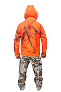 <b>Men's</b> Hi Visibility Camouflage Workwear Hoodie Pants <b>Set</b> Polyester Heat Transfer Printing <b>Thermal</b> Rip-Stop Waterproof Windproof - Product Image 3