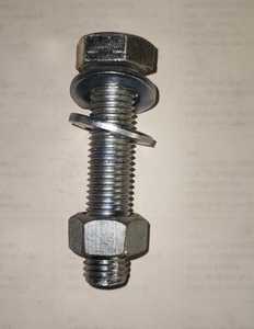 สกรูหัวหกเหลี่ยมพร้อมน็อตและแหวนรอง - Product Image 5