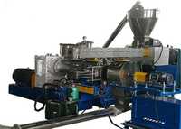 DIVINE MACHINERY SOLUTION Machine de granulation PVC à vis simple avec filtre à tamis et moteur, pour granulés plastiques, 50-60 kg/h, 25 kW, 440 V