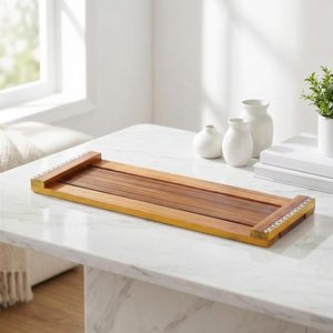 Bandeja Rectangular de Alta Calidad, Moderna y Elegante, Disponible para Uso en Restaurantes, Bandeja para Servir Frutas en Cafeterías - Product Image 5