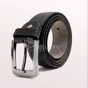 Cinturones de Cuero Auténtico para Hombre, Correa de Cintura de Cuero Vacuno Vintage al por Mayor, Cinturón de Cuero de Marca Personalizada, Suministro B2B de Alta Calidad - Product Image 1