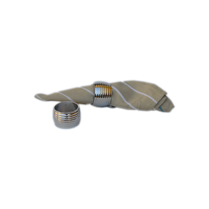 New Shiny <b>Black</b> Napkin Holder With Best Shiny <b>Black</b> Nickel Finishing Modern Hammered Design Napkin Ring - Product Image 3