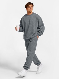 Classic Unisex 2 Piece Casual Set Premium Crewneck Sweatshirt Jogger <b>Pants</b> Comfortable Sweatsuit <b>Lounge</b> Everyday Wear - Product Image 3