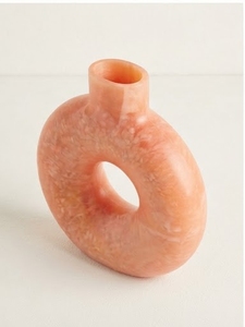 Jarrón Decorativo de Resina Minimalista CraftNest Expo, Diseño Artesanal en Forma de Donut, Logotipo Personalizado, Opciones de Tamaño Personalizado, Hecho a Mano - Product Image 1