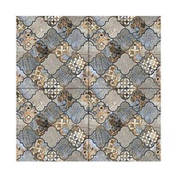 Prix de gros 396X396 Carreaux muraux en céramique Finition rustique numérique Brique réfractaire de style design moderne pour la décoration intérieure et extérieure